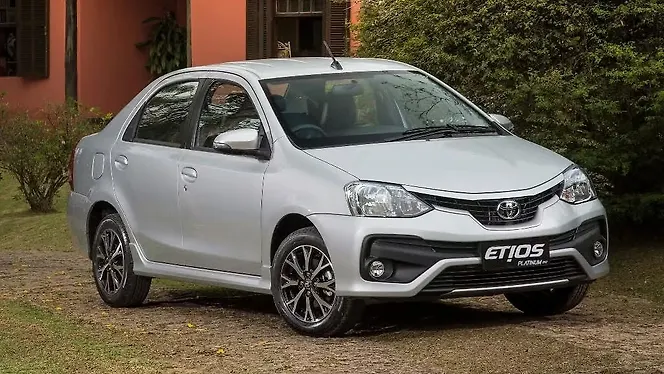 Silver compact sedan
